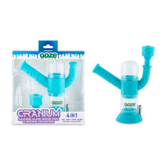 Ooze Cranium Silicone 4-in-1 Hybrid Water Pipe - Discreet Smoker