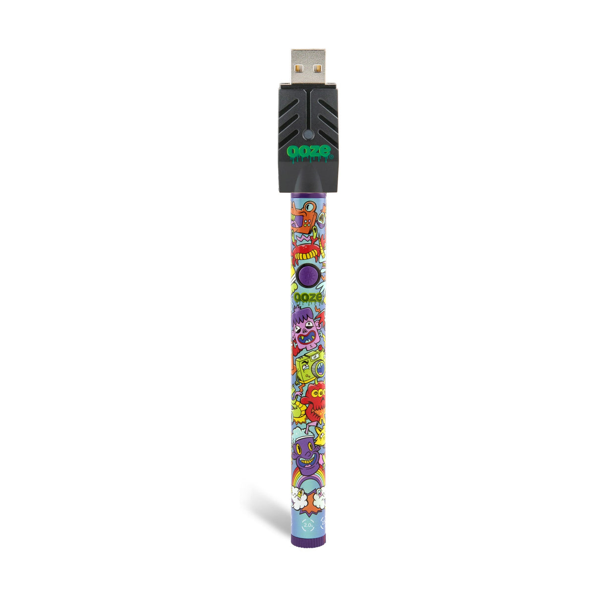 Ooze Twist Slim Pen 2.0 510 Thread Vaporizer Battery - Discreet Smoker