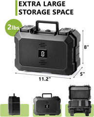 OZCHIN Smell Proof Box – Large Smell Proof Container, Waterproof & Crushproof Case for Home, Travel, and Camping, Secure Portable Odor Proof Box & Great Gift Idea