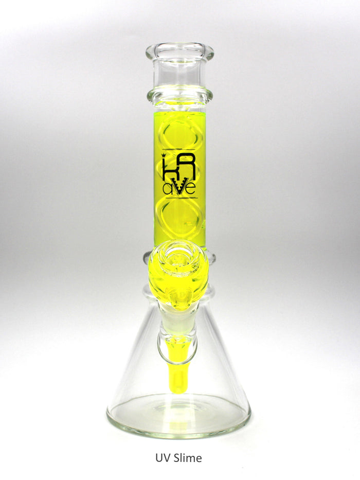 Krave Glass DNA Bong, UV Slime