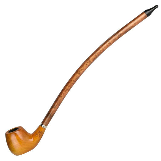 Pulsar Shire Pipes The Charming | Bent Prince Churchwarden Smoking Pipe - Discreet Smoker