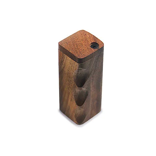 Handmade Wooden Grip Dugout w/ One Hitter - Discreet Smoker