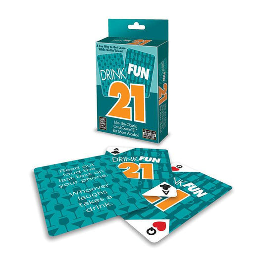 Drink Fun 21 Card Game - Discreet Smoker