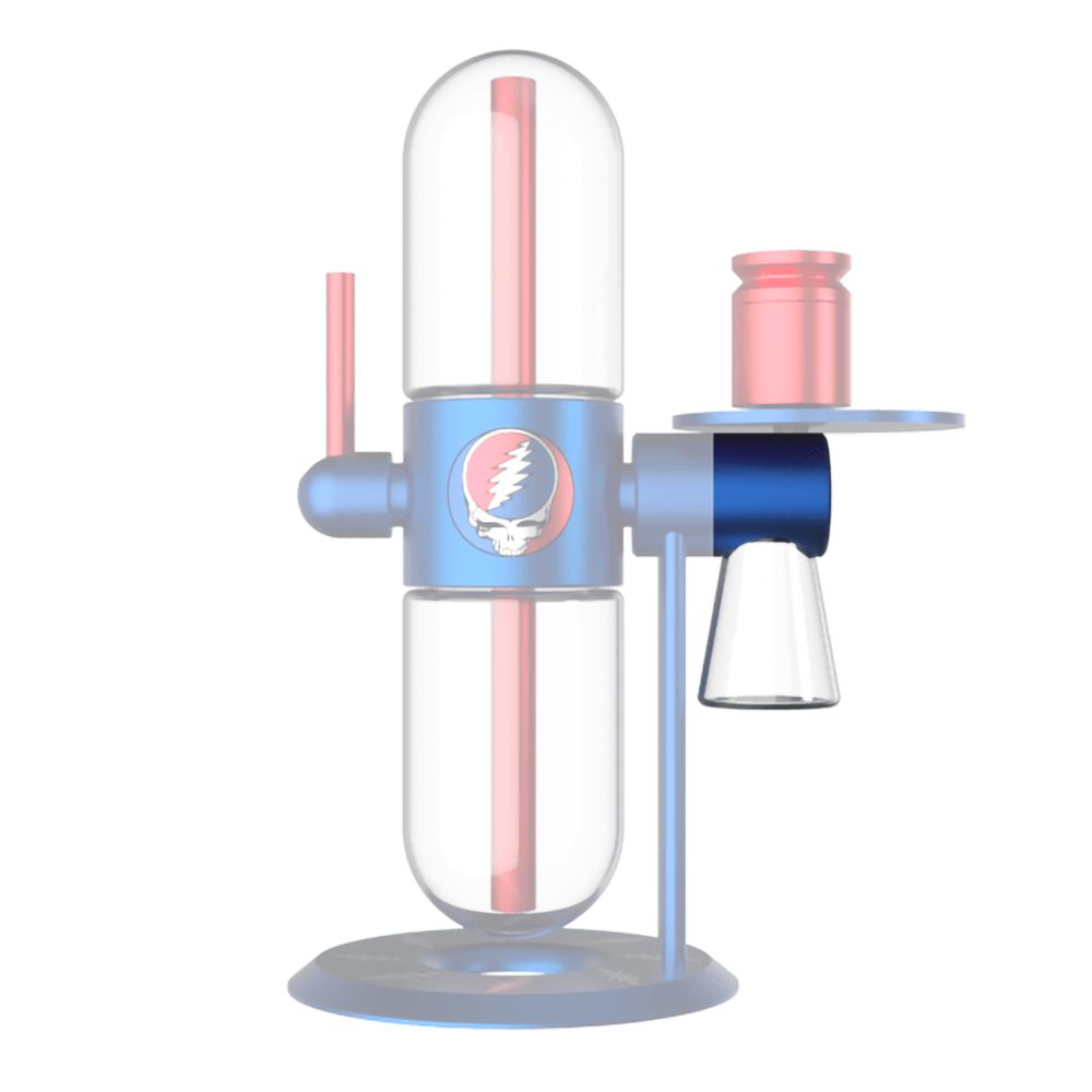 Stundenglass x Grateful Dead Glass Ash Catcher - 3" - Discreet Smoker