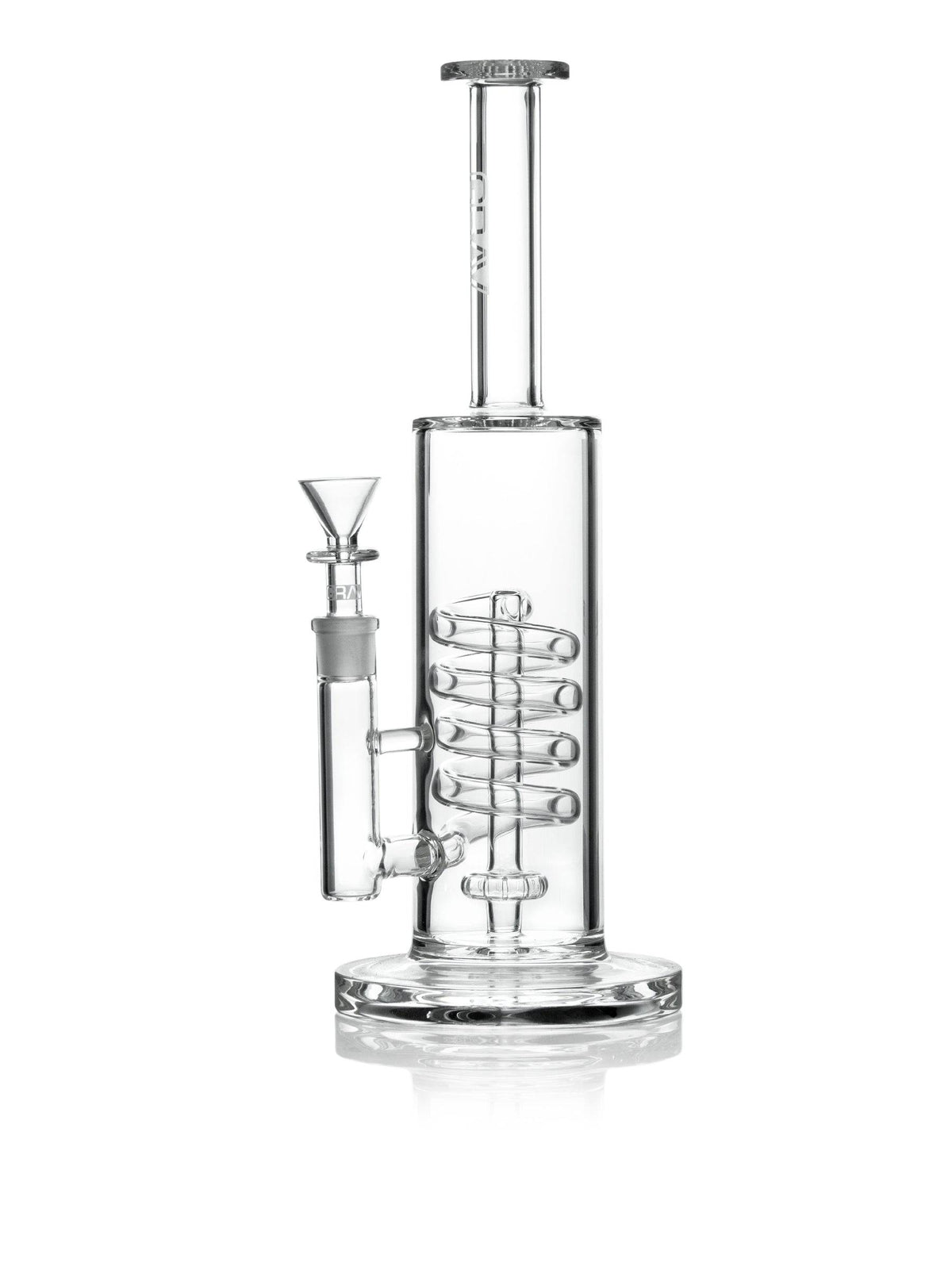 GRAV® Clear Coil Showerhead Water Pipe - Discreet Smoker