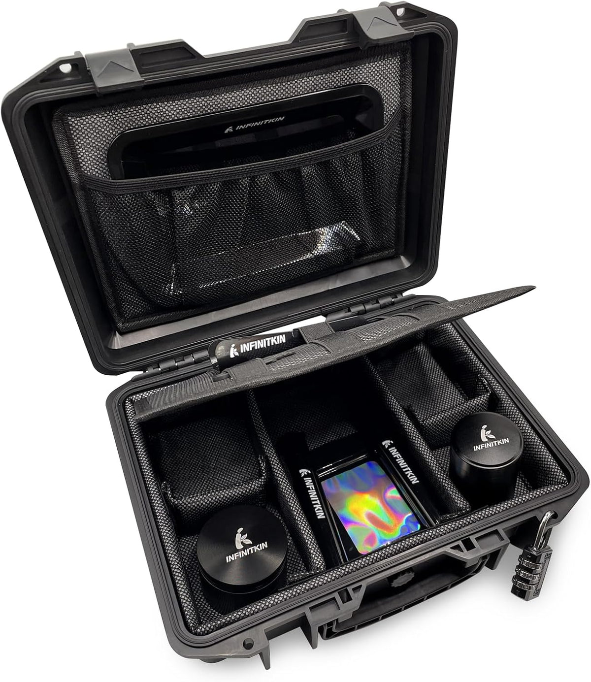 INFINITKIN Smell Proof Box Large Airtight Storage Box with Lock
