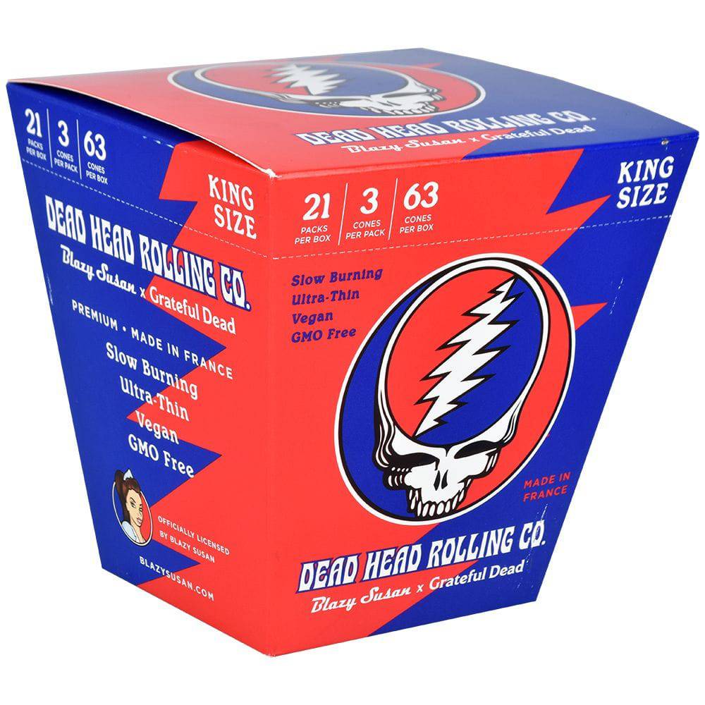 Blazy Susan x Grateful Dead Pre-Rolled Cones | 21pk Display - Discreet Smoker