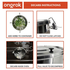 Ongrok Decarboxylation Kit - Discreet Smoker