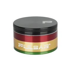 Pulsar Solid Top Aluminum Grinder-GR760- 4pc / 2.5" - Discreet Smoker