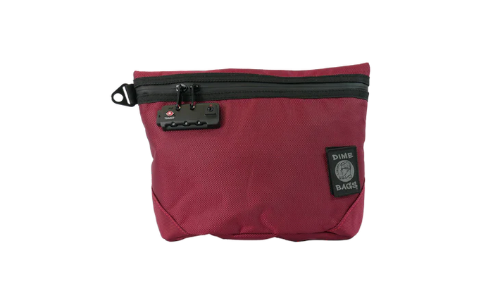 Dime Bags Collector with Lock, Smell-Proof Oxblood