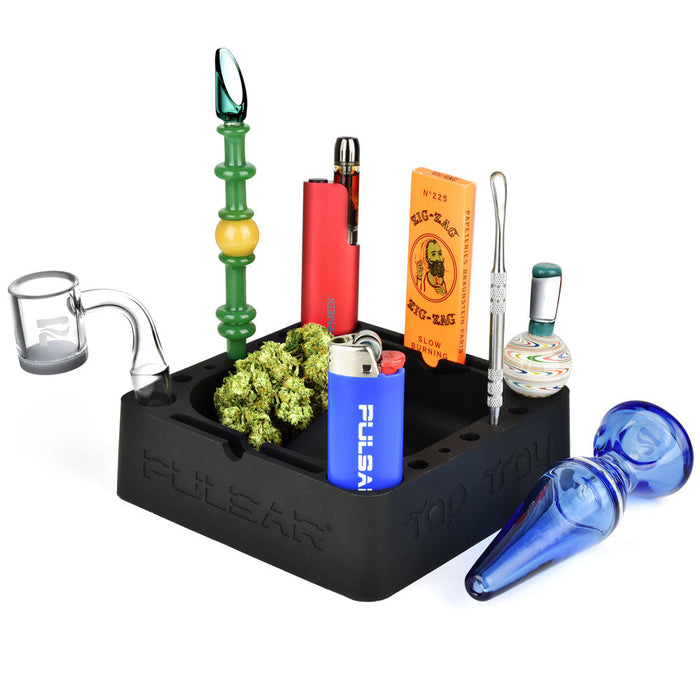 Pulsar Tap Tray, Pulsar Tap Tray - Rasta Glow