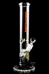 ROOR 14″ 50 mm Straight Tube Bong – Ice Pinch – 5 mm Thick - Discreet Smoker