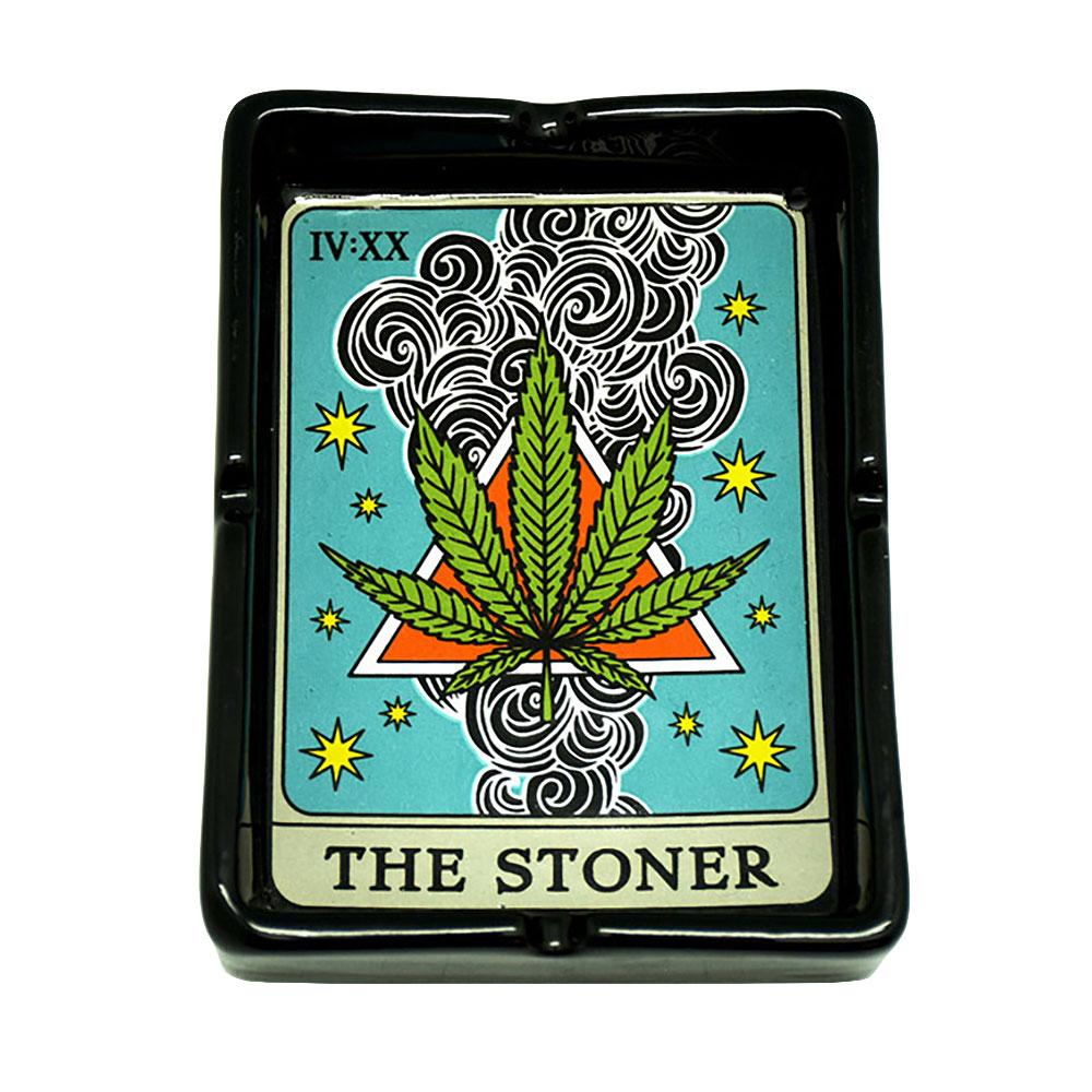 The Stoner Tarot Card Ceramic Ashtray - Discreet Smoker