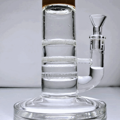 Vitae Glass 16" T.H.C Bong (Triple Honey Comb) - Discreet Smoker