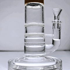 Vitae Glass 16" T.H.C Bong (Triple Honey Comb) - Discreet Smoker