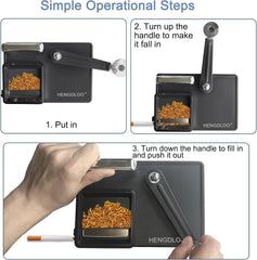 Cigarette Rolling Machine, Manual Dual-Track Cigarette Machines