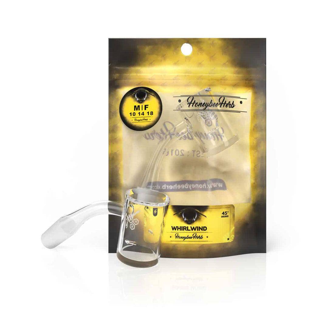 WHIRLWIND QUARTZ BANGER - 45° DEGREE | YL - Discreet Smoker