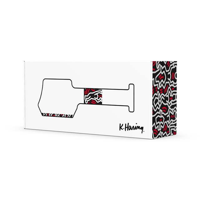 K. Haring Glass Spoon Pipe - Discreet Smoker