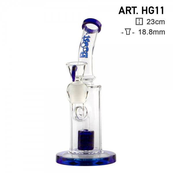 9" Boost Pro Matrix Perc Glass Water Pipe Bong - Discreet Smoker