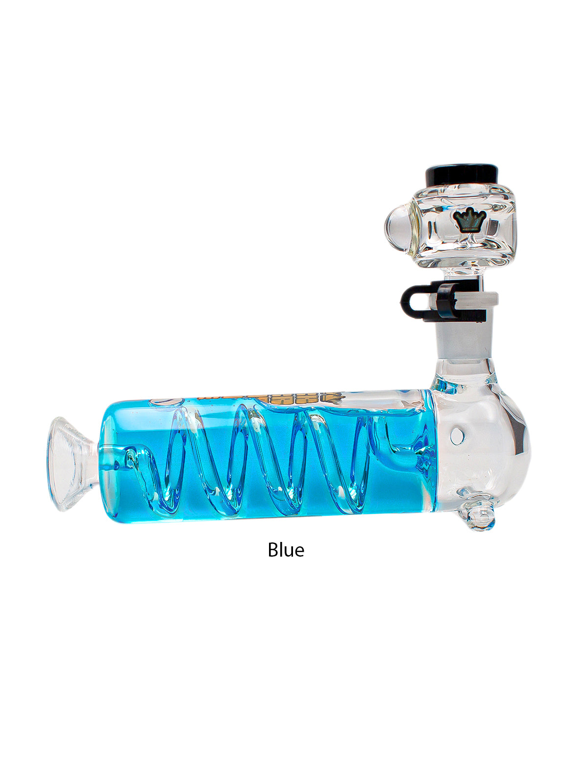 Krave Glass Freezable Steamroller Hand Pipe - Discreet Smoker
