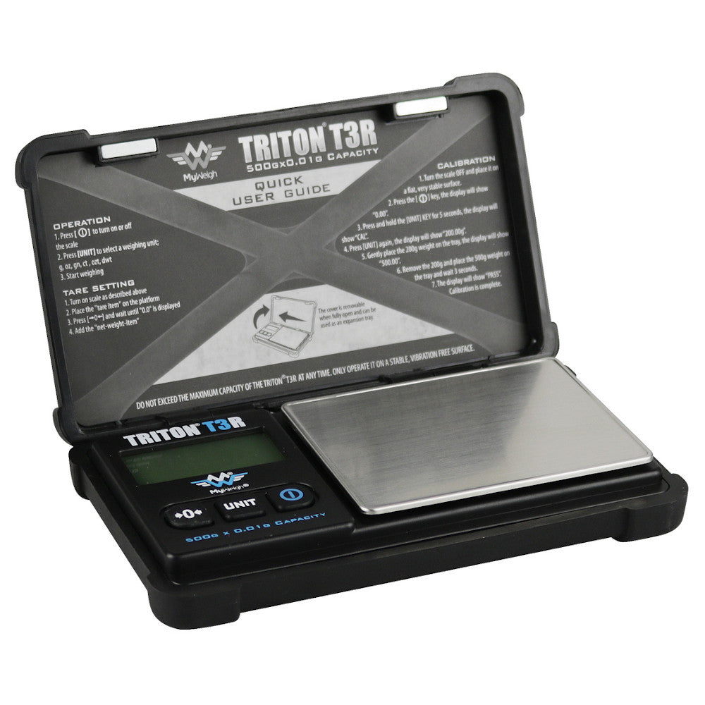 MyWeigh Triton T3R Digital Scale | 500g x 0.01g - Discreet Smoker