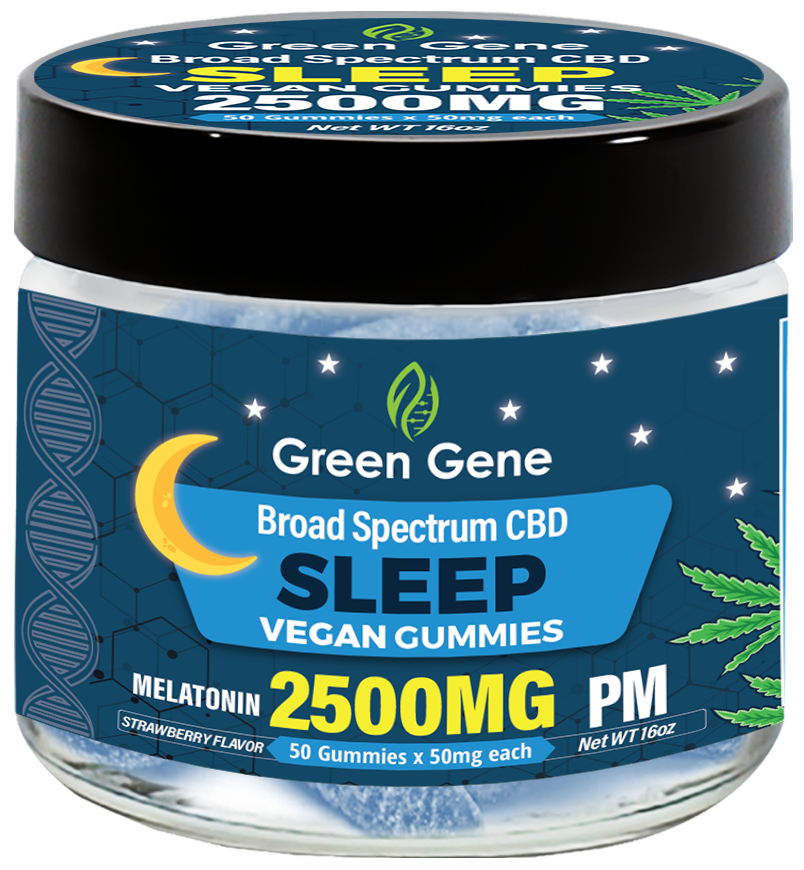 Green Genie Organic CBD Infused Mood Based Vegan Gummies - (625MG - 2500MG)