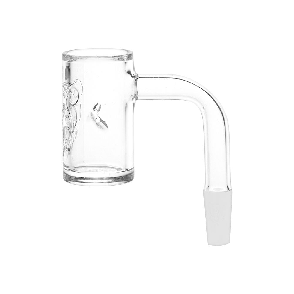 Bear Quartz 25MM Auto Spinner Banger | 90 Degree - Discreet Smoker