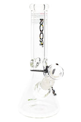 ROOR 10" Beaker Bong – Ultra-Thick 7 mm Glass, Glass-on-Glass - Discreet Smoker