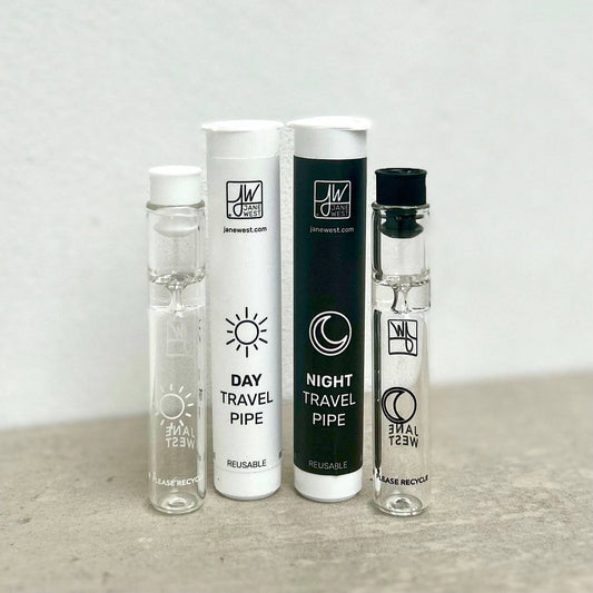 Jane West Day & Night Travel Pipe Set - Discreet Smoker