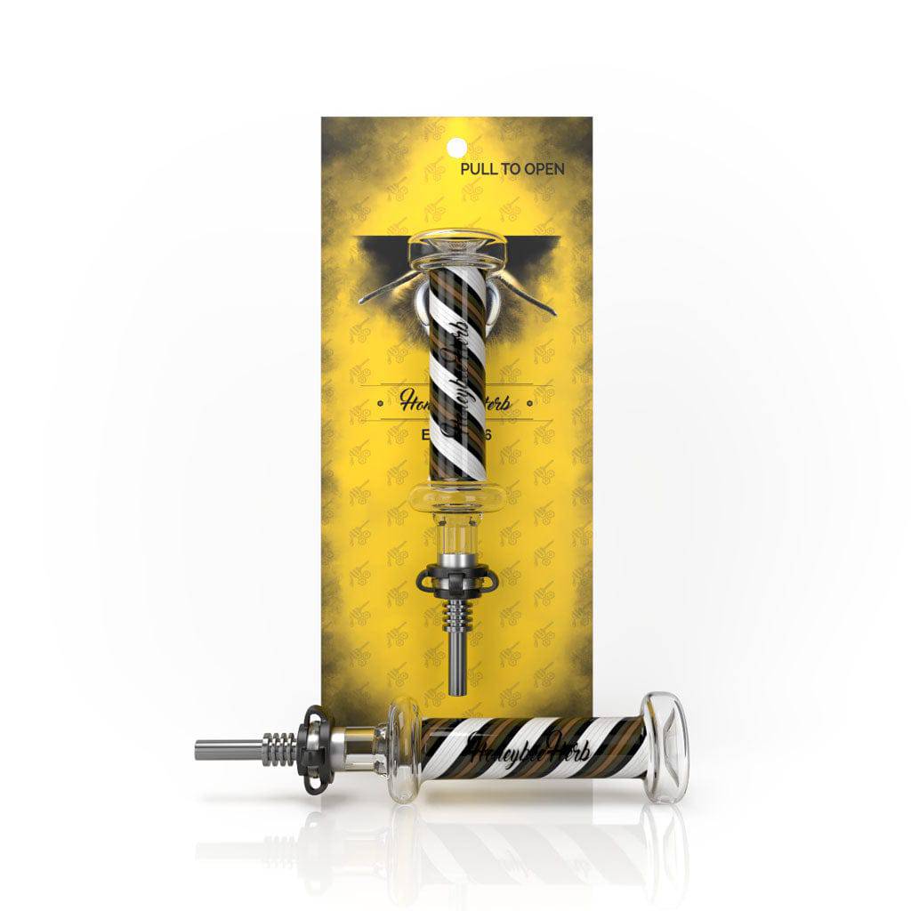 CANDY STRIPPED NECTAR COLLECTOR - Discreet Smoker