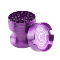 Green Monkey Grinder - Chacma 4pc with Ashtray - 63mm - Discreet Smoker