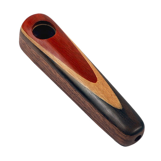 Melting Teardrop Wood Pipe - Discreet Smoker