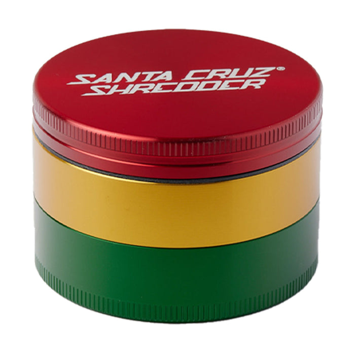 Santa Cruz Shredder Large 3-Piece Grinder, Rasta