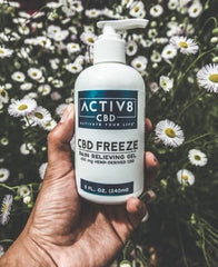 ACTIV8 CBD Freeze Pain Relieving Gel: 250mg & 650mg CBD