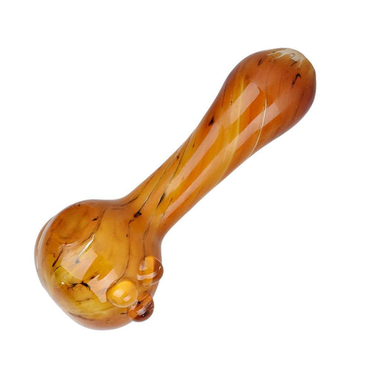 Mellow Mood Glass Spoon Pipe - 4.25" - Discreet Smoker