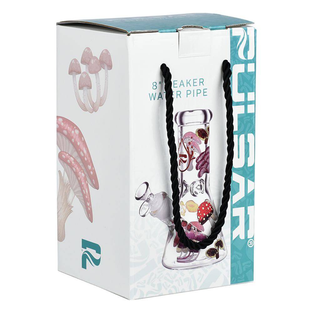 Pulsar Eat Me Design Series Glass Beaker Water Pipe - 7.75" / 14mm F