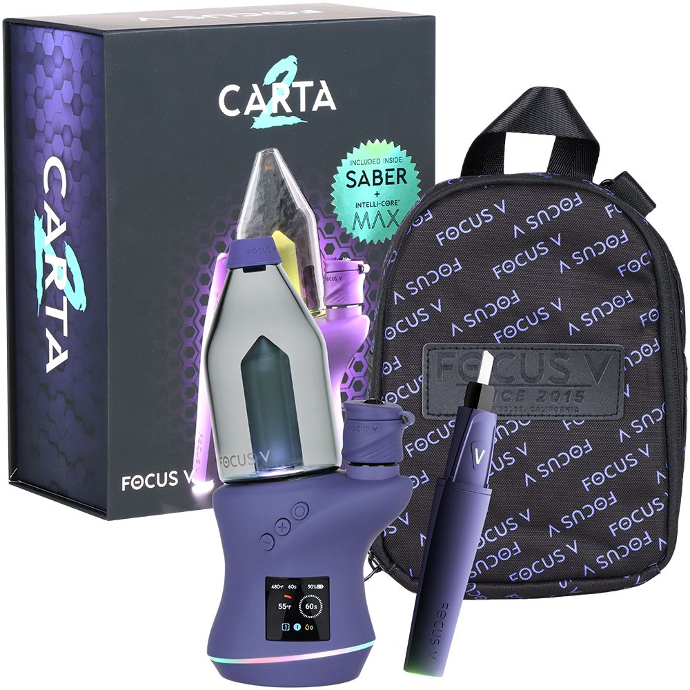 Focus V CARTA 2 eRig MAX Oil Atomizer & Saber Hot Knife Bundle | 2000mAh