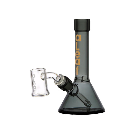 aLeaf Tiny Beaker Dab Rig | 5" | 10mm F - Discreet Smoker