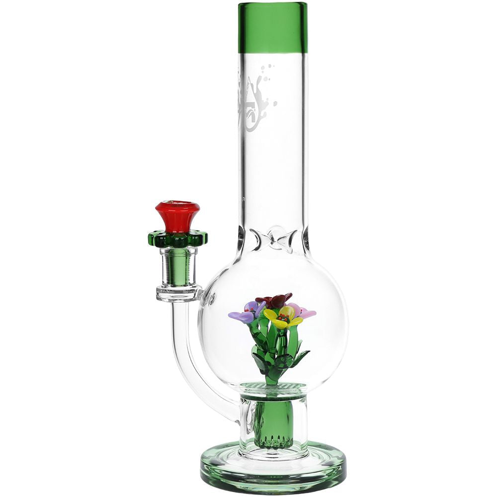 Pulsar Chill Flowerz Glass Water Pipe - 12" /14mm F - Discreet Smoker