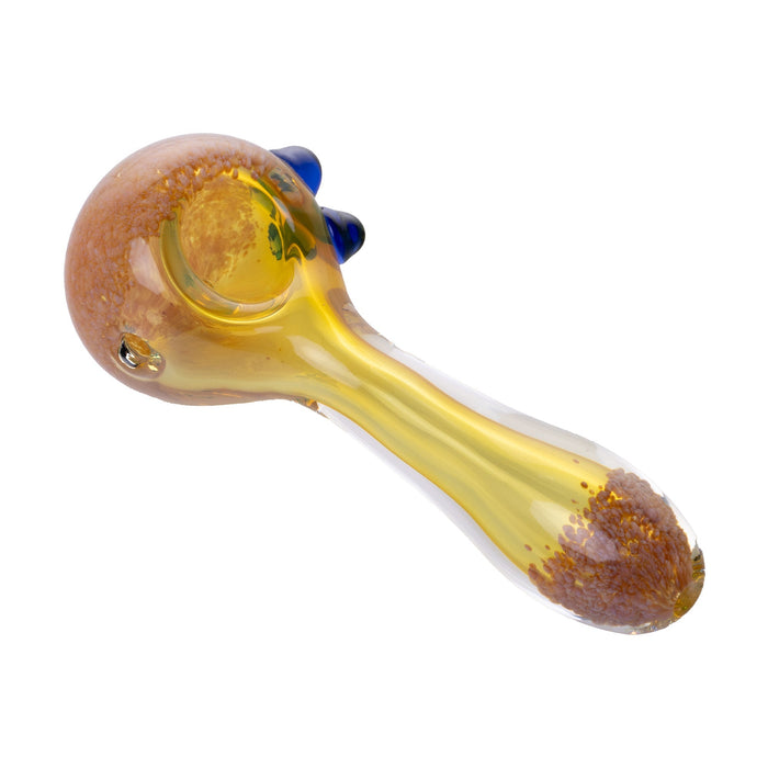 Human Grade Spoon Pipe Model B, Pink Gold Fume