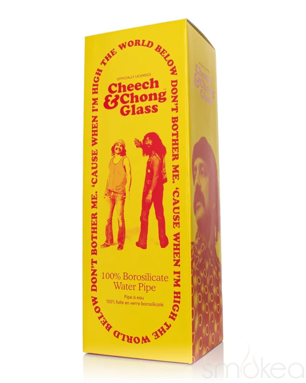 Cheech & Chong 10" Tie Dye Glow-in-the-Dark Bong - Discreet Smoker