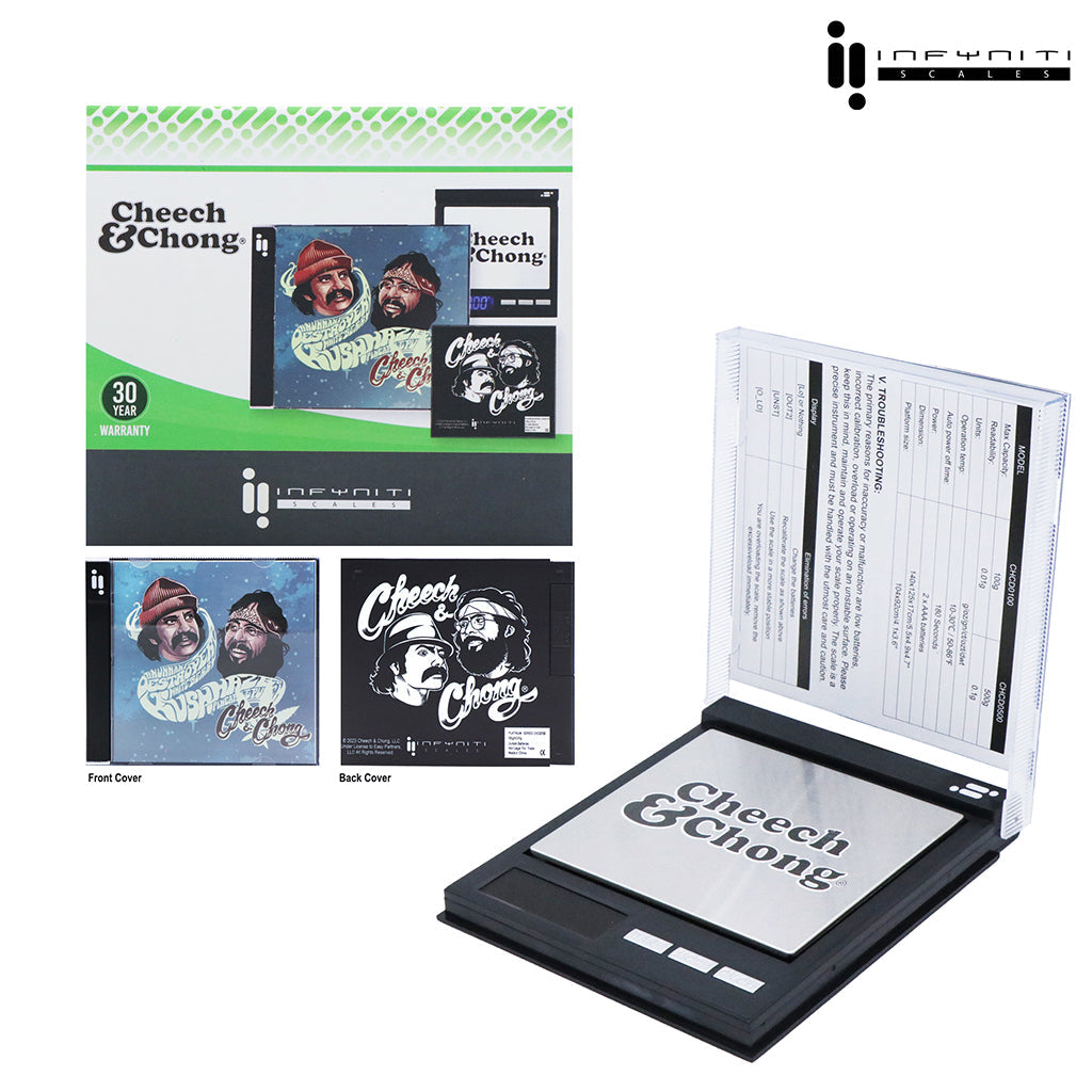 Cheech and Chong CD - 100g X 0.01g Pocket Scale - Discreet Smoker
