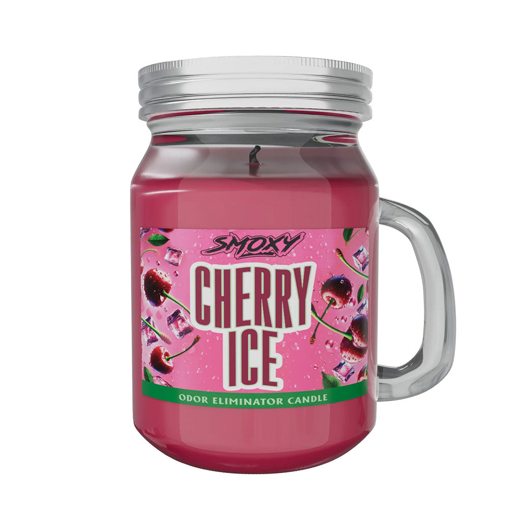 Cherry Ice Odor Fighting Mini Candle - Discreet Smoker