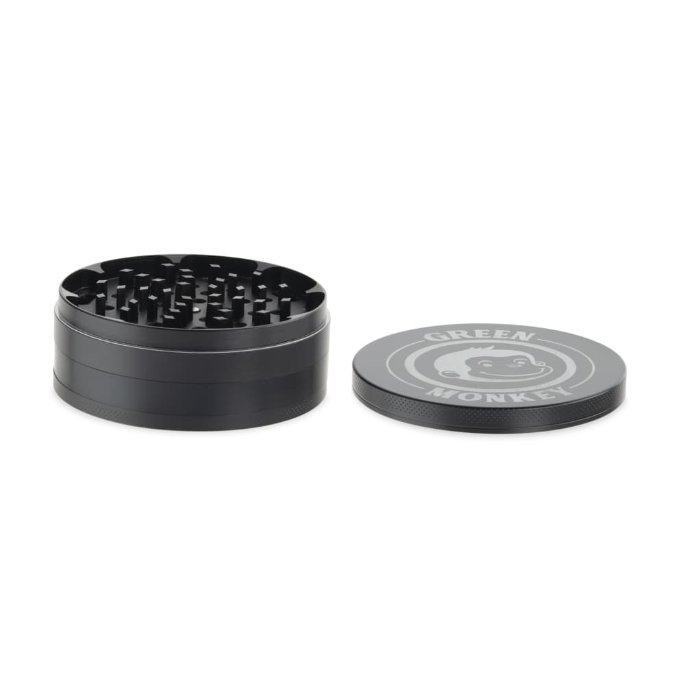 Green Monkey Grinder - Capuchin 4pc - 100mm - Discreet Smoker