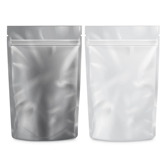 Loud Lock 1 Ounce Mylar Smell Proof Vacuum Seal Bags - 1,000 Count - Discreet Smoker