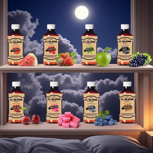 Cloud N9ne CBD Syrup: Variety Pack - 4,000mg CBD - Discreet Smoker