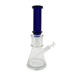 COBALT BEAKER BONG WITH REINFORCED PERC AND THICK MOUTHPIECE - Discreet Smoker