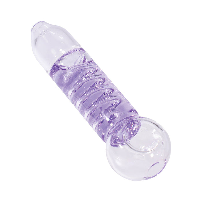 COIL GLYCERIN HAND PIPE, Purple