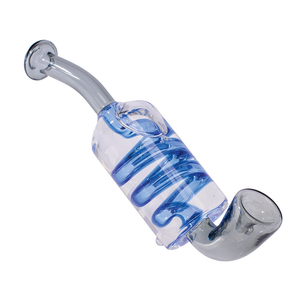 COIL GLYCERIN SHERLOCK HAND PIPE - Discreet Smoker