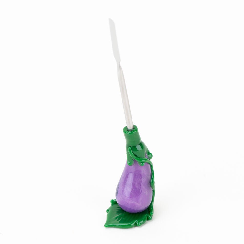 Empire Glassworks Eggplant Dabber - Discreet Smoker